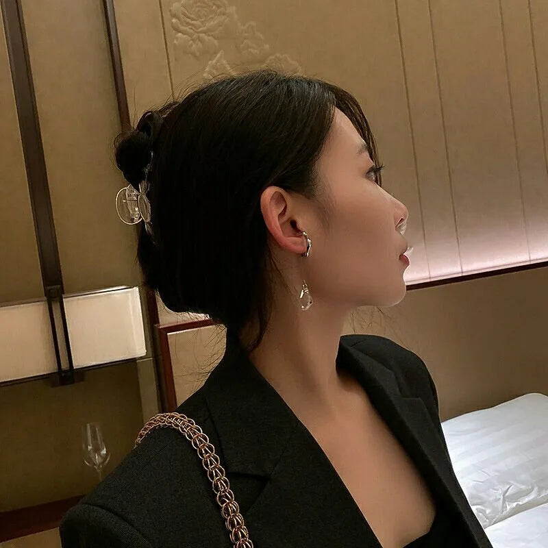 Faux gem tassel drop earrings by Kat&Co.