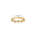 Dainty zircon stacking ring by Kat&Co.